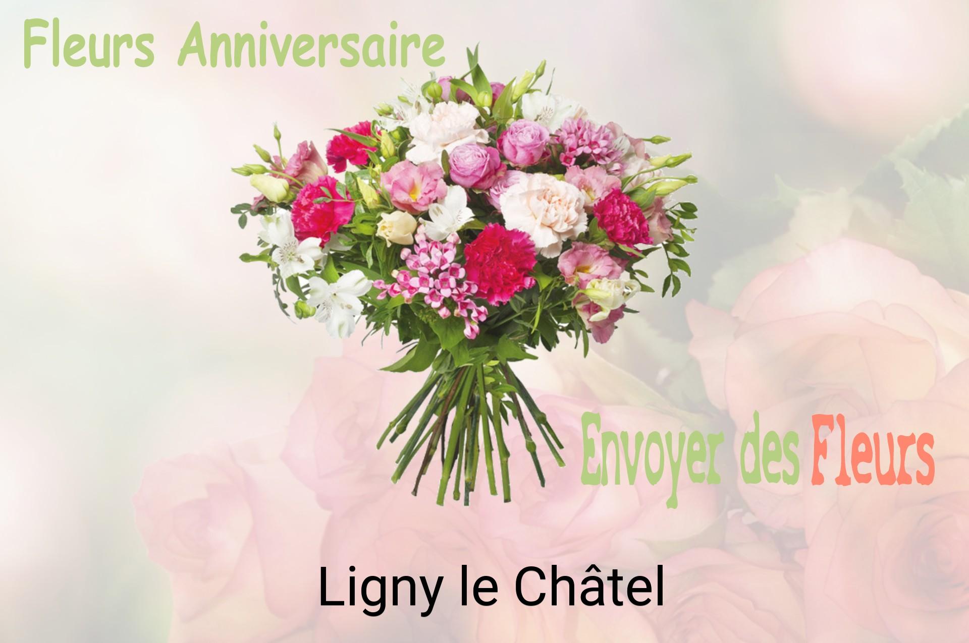 Bouquet de fleurs d’anniversaire livré à Ligny-le-Châtel