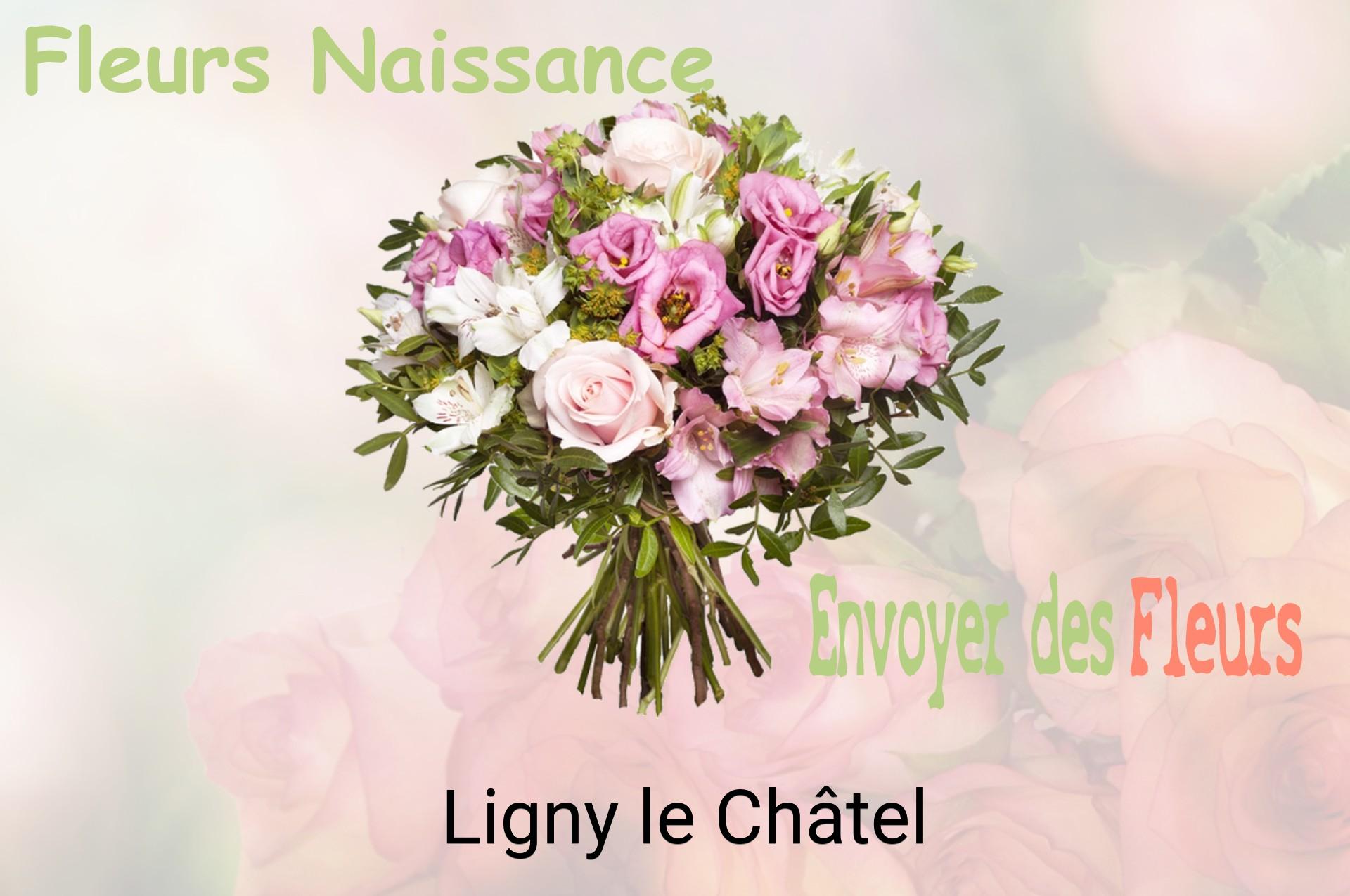 Bouquet de fleurs de naissance livré à Ligny-le-Châtel